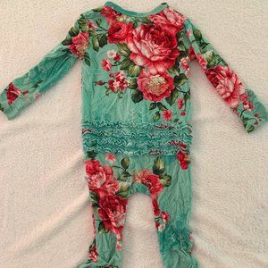 POSH PEANUT BABY GIRL FLORAL PJ